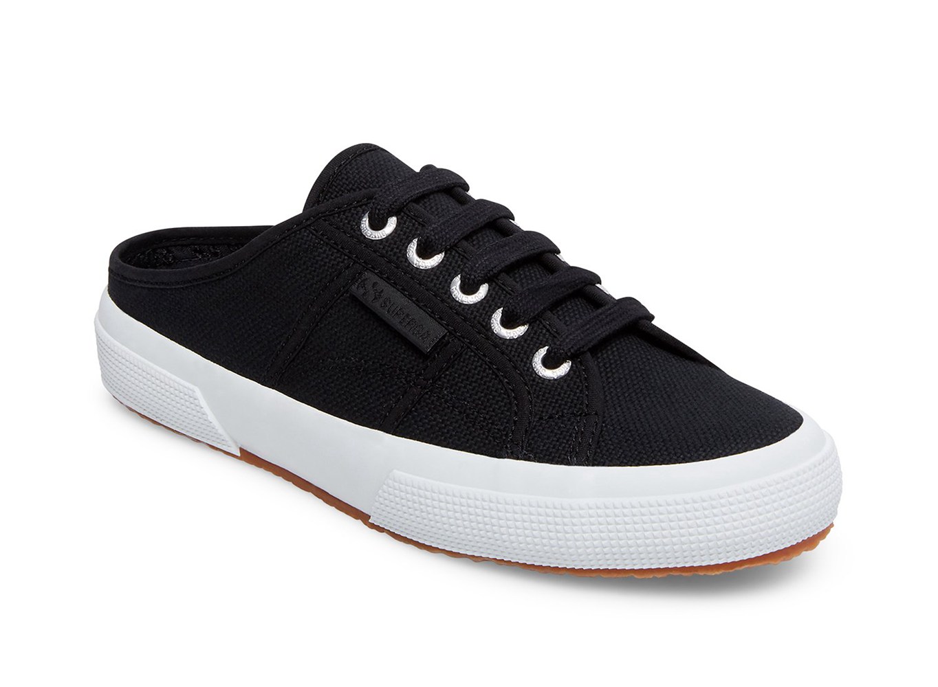 Slip On Feminino Pretas - Superga 2402 Cotw - YGAQP-1530